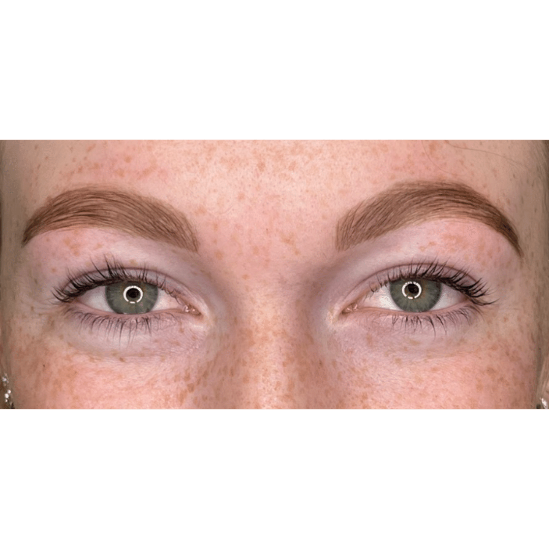 Brow Lamination and Tint After