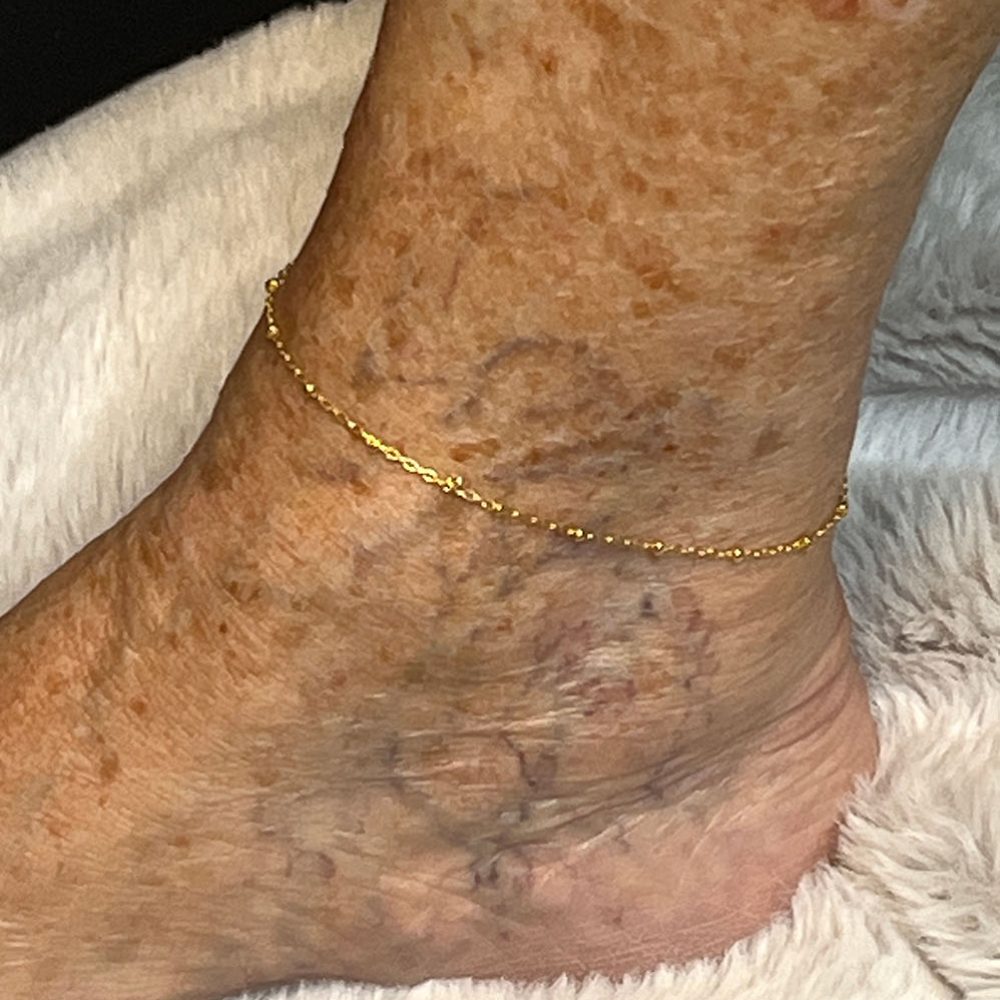 Gold anklet Gold anklet